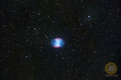 M27, Hantelnebel im Fuchs, Groß Schönebeck: Vespera, 88 Minuten Gesamtbelichtungszeit