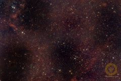 IC 1831 und IC 1848, Groß Schönebeck, 96 % Mond. 84 Bilder mit 90 Sekunden, ISO 3200, Apo 540 mm, F6,7 an Nikon D5300a auf Skyguider Pro. Autoguiding MGEN3. 12 Darks, je 20 Flats, Biases, Darkflats