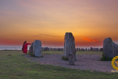 Steinsetzung Ales Stenar in Schweden