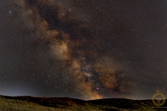 Milchstraße über dem Plage des Blancs Sablons 110 Bilder mit 8 Sekunden, ISO 10000, 24 mm, F 4,0 an Nikon Z6