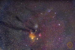 Antares-Region 21 Bilder mit 180 Sekunden, ISO 320, 85 mm, F 2,2 Nikon Z6 auf EQM 35 Pro