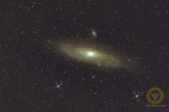 27 Bilder mit 90 Sekunden, ISO 400, 135 mm F 2,0 an EOS 60Da auf Skyguider Pro, Auroguiding MGEN3. Je 20 Flats, Darks, Bias, Darkflats