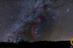 Nächtlicher Winterhimmel über dem Wisentgehege Springe 149 Bilder mit 8 Sekunden, ISO 5000, 16 mm, F 2,8 an Nikon Z6 ohne Nachführung
