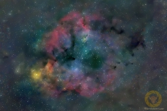 13 Bilder mit 4 Minuten, ISO 640, 300 mm, F 3,2 an Nikon Z6, auf EQM35 Pro, Autoguiding MGEN3, 5 Darks, je 10 Flats und Biases