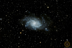 24 Bildermit 90 Sekunden, ISO 8000, RC6 (920 mm F 6,0) an Nikon Z6 auf EQM 35 Pro 10 Darks, jeweils 20 Flats und Biases