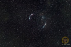 Cirrusnebel im Schwan, 75 Bilder mit 2 Minuten, ISO 1000, 135 mm, F 2,0 an D850 auf Skyguider Pro. Flats, Darkflats, Biases, keine Darks
