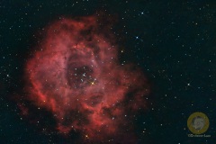 Rosettennebel, NGC 2244, Groß Schönebeck. 29 Bilder mit 120 Sekunden, ISO 1000, APO 540 an D5300a auf EQM 35 Pro mit MGEN3. 11 Darks, je 20 Flats, Darkflats, Biases
