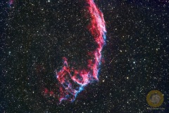 NGC 6992 östlicher Cirrusnebel, Vespera, Groß Schönebeck, 89 Minuten Gesamtbelichtungszeit