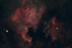 NGC7000, Vespera Mosaik, Groß Schönebeck, 82 Minuten Gesamtbelichtungszeit