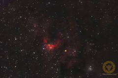 Cave Nebula, 2 Std, Gesamtbelichtungszeit 250 mm, F 5, Eispfad