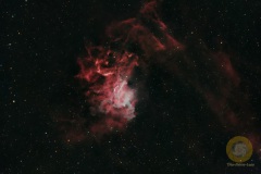 IC 405, Flaming Star Nebula im Fuhrmann, Vespera, Groß Schönebeck 1 Stunde 42 Minuten Gesamtbelichtungszeit
