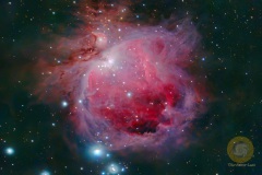 M42, Großer Orionnebel, Vespera 399 Fotos, Gesamtbelichtungszeit 66 Minuten. 2 Nächte aus Januar und November 2025.