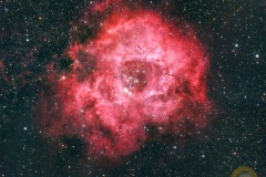 NGC 2244, Rosettennebel, Vespera Multinight Session (bis hier 2 Nächte) Subs 20 Sekunden. Insgesamt 6 Stunden 10 Minuten.