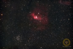 NGC7635. Blasennebel, Eispfad. 250 mm, F 5, 90 Minuiten Gesamtbelichtungszeit