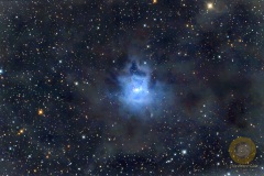 NGC7023, Irisnebel im Kepheus. Eispfad 2 Nächte: 86 Bilder mit 180 Sekunden, ASI071mc Pro, Gain 0, RC6 bei 990 mm, Autoguiding ASI220 mini, OAG, StellaVita, je 10 Darks, Flats, Darkflats